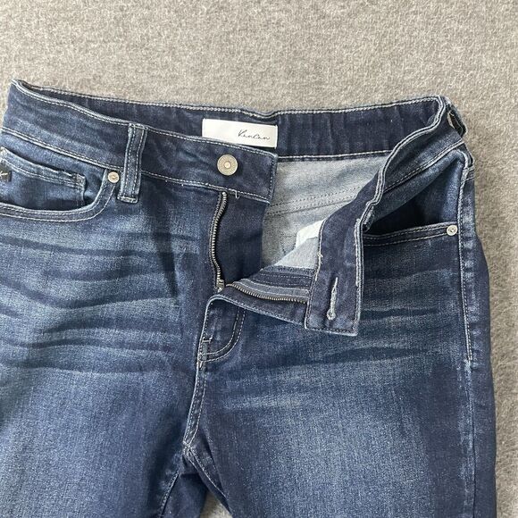KANCAN Womens Jeans 11/29 Mid-Rise Dark Wash Bootcut Stretch Style # KC8683D EUC - Picture 4 of 14